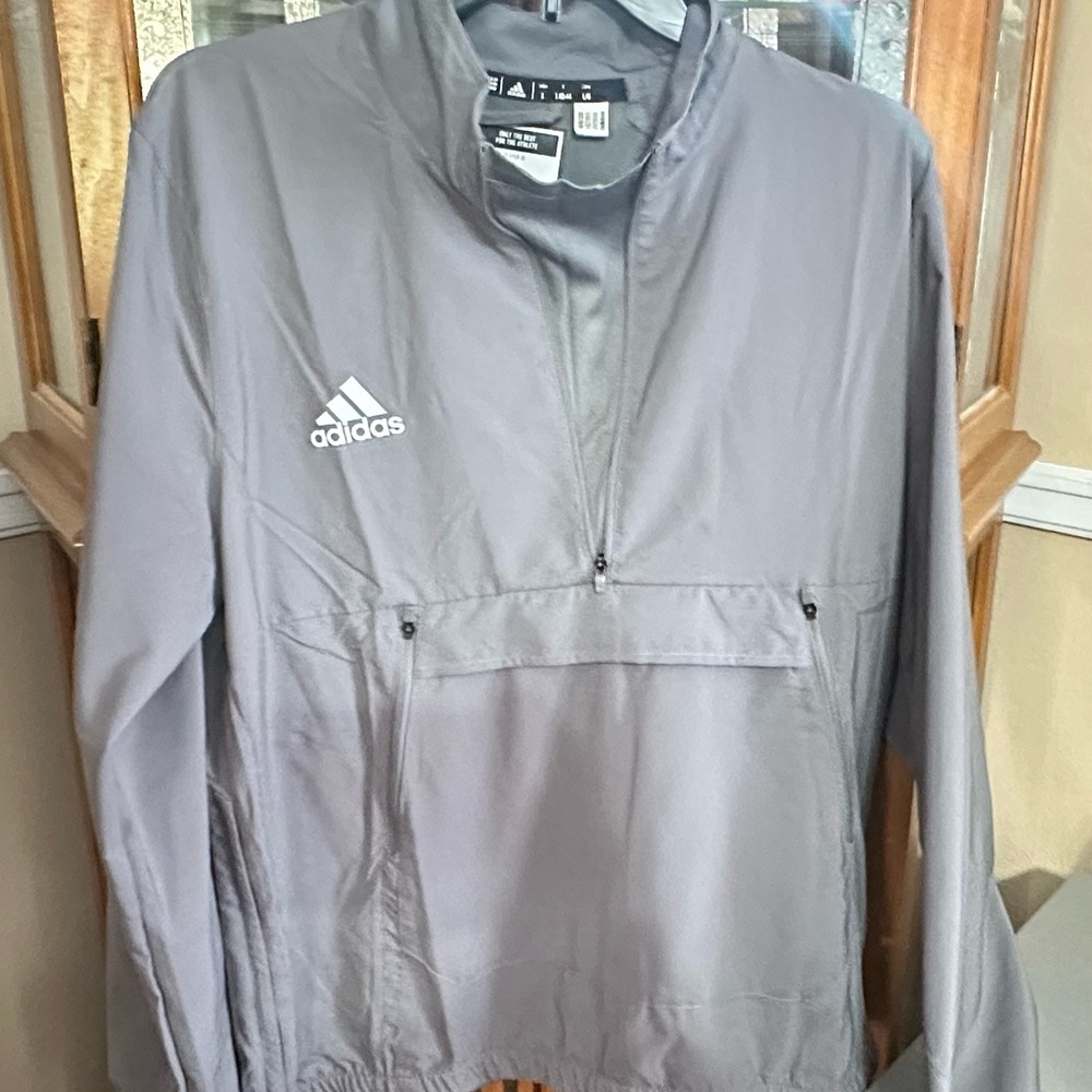 Adidas Charcoal Half-Zip Jacket